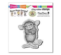 Masked Maxwell Cling Rubber Stamp