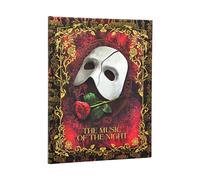Masked Melody (Phantom of the Opera) Ultra Unlined Hardcover Journal (Elastic Band Closure)