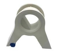 Masking Tape Applicator Dispenser for Painting and Decorating, Compatible with 24mm 25mm 36mm 48mm 50mm Wide Frog Tape, Blue Tape, Coloured Tape, and Standard Masking Tape- White