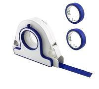 Masking Tape Applicator, Professional Painter Tape Dispenser with Built-in Scraper, Manual Sticker Machine for Painting Trim, Walls, Floor (Flawless Edges)