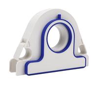 Masking Tape Applicator with 25mm White Tape Roll, Paint Tape Dispenser Cutter for Window Door Trim with 1mm Precision Overlap