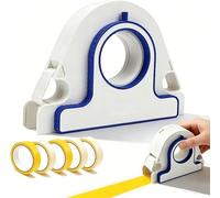 Masking Tape Applicator with Built-in Scraper, 25mm Painter Tape Tool with 1mm Overlap for Precise Edges on Trim, Baseboards & Door Frames