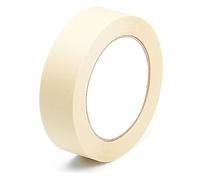 Masking Tape For Painting Label Painters Decorative For Artists Decorators Labelling Heavy Duty Strong Adhesive DIY Multi Surface Industrial Delicate Surfaces Easy Peel Craft (WHITE, 1, 24mm x 40M)