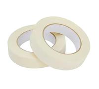Masking Tape Painting 24mm X 50M - 2 Rolls General Purpose Painters Masking Tape Adhesive Multi Surface Decorator Tape for Crafts DIY and Artists Painter Tape