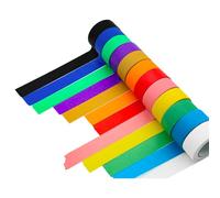 Masking Tape Rolls Paper Tape Teacher for Art Lab Labeling Classroom Decorations & Teaching Supply Colored Masking