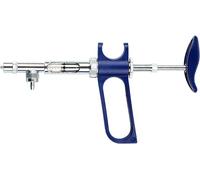 MASKIS Animals Vaccine Syringe, Livestock Syringe, Veterinary Injector, Adjustable 0-1Ml Continuous Injector Gun Veterinary Tool, Vaccine Syringe for Pig Cattle Sheep