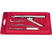 MASKIS Stainless Steel Automatic Crown Remover, Dental Automatic Crown Remover Gun with Five Accessories Stainless Steel for New Dental LAB Equipment Dental Set