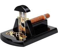 MASKIS Tabletop Cigar Cutter, Desktop Sharp Cigar Scissors with Drawer, Table Top Guillotine Cigar Cutter, Stainless Steel Thicker Guillotine Smooth Exquisite Desktop Cigar Scissors with Gift Box