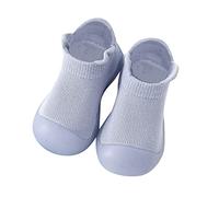 Maskjuwio Baby Soft Sole Shoes Size 4 Plain Floor Socks Wide Fit Walking Shoes Summer Non Slip Socks Comfort Fit Barefoot Shoe Indoor Crawling Shoe Casual Slip On Trainers With Rubber Sole