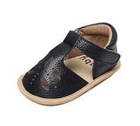 Maskjuwio Baby Walking Shoes Size 3 Soft Leather Flat Sandals Boys Closed Toe Sandals Plain Cutout Sandal Casual First Walking Shoes Wide Fit Sandal Non Slip Outdoor Shoe Cute Summer Girl Shoe