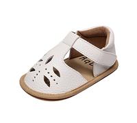Maskjuwio Baby Walking Shoes Size 3 Soft Leather Flat Sandals Boys Closed Toe Sandals Plain Cutout Sandal Casual First Walking Shoes Wide Fit Sandal Non Slip Outdoor Shoe Cute Summer Girl Shoe