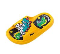 Maskjuwio Boys Non Slip Slippers Size 5 Cartoon Pool Slippers Summer Durable Slipper Big Kids Beach Slipper Casual Flat Slides Lightweight Slides Quick Dry Bathroom Slide Comfort Fit Slip On Slide