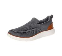 Maskjuwio Sports Shoes Men's Extra Wide, Breathable Trainers Loafers - Lightweight Trainers Soft Sole Walking Shoes Slip-On Tennis Shoes Orthopaedic Shoes Large Sizes Casual Shoes Size 39-47, gray, 7