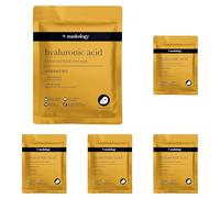MASKOLOGY HYALURONIC ACID Professional Face Sheet Mask Pack of 5 | Anti Aging Face Mask | Hydrating Face Masks Skincare | Chamomile & Wild Rose | 100% Plant Based |