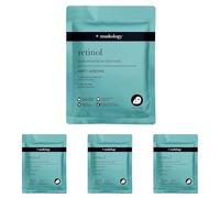 MASKOLOGY RETINOL Professional Sheet Mask Pack of 4 | Seaweed Kelp Anti Aging Sheet Face Masks | Organic Pine Oil & Wild Yam | Face Masks Skincare | 100% Plant Based |