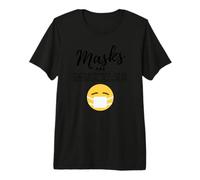 Masks are Muzzles Anti Face Mask Quarantine Conspiracy Masks Premium T-Shirt