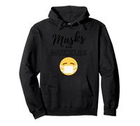 Masks Are Muzzles Anti Face Mask Quarantine Conspiracy Masks Pullover Hoodie
