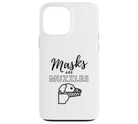 Masks Are Muzzles Funny Dog Mask For Human Sheep Muzzle MASK Case for iPhone 13 Pro Max