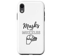 Masks Are Muzzles Funny Dog Mask For Human Sheep Muzzle MASK Case for iPhone XR