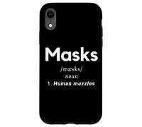 Masks Definition - Human Muzzles Anti Social Distance Masks Case for iPhone XR