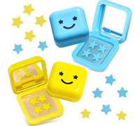 Maslasee 64 Pcs Starface Pimple Patches, Sheets Hydrocolloid Spot Stickers for Face Adorable Star Design Star Face Acne Patches Star Pimple Stickers Spots and Stripes