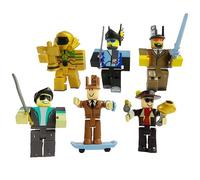 Maslasee 6PCS Block-Style Articulated Figures, Pixel-Inspired Character Set for Stop Motion Animation, Creative Scene Building & Desk Display - for Teens & Adults