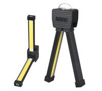 Maslasee A55 Magnetic Gym Lamp for Posing, 500 Lumens Portable Waterproof Light with Phone Power Bank & 180° Foldable Design, 6 Modes Rechargeable LED Flashlight for Home Gym, Camping, Fitness Gear