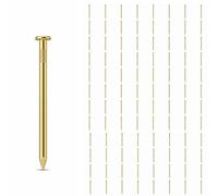 Maslasee Building Nails, Picture Nails, wall Nails - 100 Gold Cement Nails (1.6x25mm) Suitable for Brick and Stone Walls