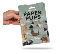 Maslasee DIY Paper Dogs Origami Set, 3D Papercraft Kit for Children, Creative Craft Activity for Dog Lovers, Fun Family Project, Handmade Desk Decorations, Animal Shaped Origami Paper with 50 Sheets