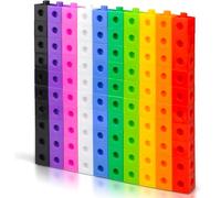 Maslasee Number Blocks, 100 PCS Number Blocks Toys for Kids Maths Cubes & Counting Blocks for Kids Age 3-8, 10 Colors Linking Educational Math Toys for Boys and Girls