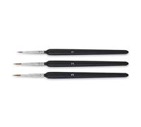 Maslasee Rigger Brush Set, Liner Brushes for Painting, Extra Long Fine Tip Paint Brushes - 6 Pcs Detail Lining Brush for Watercolour, Acrylic, Model