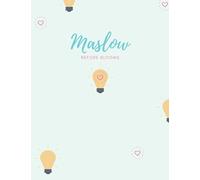 Maslow Before Blooms Teacher Notebook