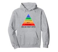 Maslow Forgot Coffee, Maslow's Hierarchy Of Needs Psychology Pullover Hoodie