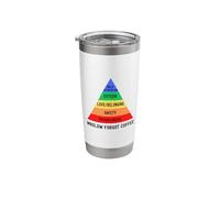 Maslow Forgot Coffee, Maslow's Hierarchy of Needs Psychology Stainless Steel Insulated Tumbler