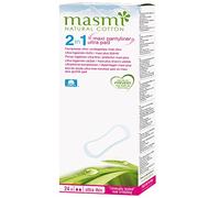 Masmi Organic Cotton Panty Liner Maxi Extra Long, 24 Count
