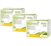 Masmi Organic Tampons Made From Certified Organic Cotton - Pack of 3 (