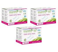 Masmi Ultra Thin Panty Liners Organic Cotton Certified, Individually Wrapped Hypoallergenic, Biodegradable, Perfume, Chlorine and Dioxin Free… (Triple Pack)