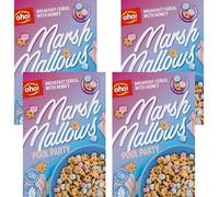 MasMore Oho Breakfast Cereal with Honey Marshmallows, 325g - 4 Pack