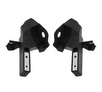 MASO 1 Pair Front Radiator Core Support Bracket, Part Number 2056203401, A2056203401, 2056203501, A2056203501, Compatible with Me-rced-es-BENZ C300 C400 C43 AMG C450 AMG, Black