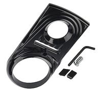 MASO 1x Motorcycle Dash Panel Insert Cover Trim, Compatible with Ha-rle-y Davidson Dyna Softail, ABS Black