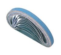 MASO 20mm x 520mm 60 Grits Power Tool Sander Abrasive Sanding Belts - Pack of 10pcs