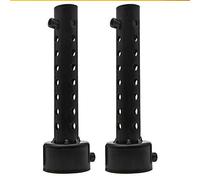 MASO 2PCS 48mm Universal Motorcycle Exhaust Silencer Motorbike Muffler Can Insert Baffle Silencer Black