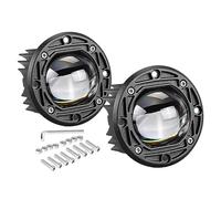 MASO 2pcs Round 3-Inch LED Light Pods, Waterproof Work Light Flood and Spot Light Bar, UniV/e*rsal Fit for 4x4 Off-Road Vehicles - Round
