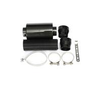 MASO 3" Cold Air Intake System Black With Turbo Fan Universal for Car