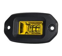 MASO 4-Inch 20w Flush Mount LED Light Pods, Waterproof Work Light Flood and Spot Light Bar, UniV/e*rsal Fit for 4x4 Off-Road Vehicles - Amber Lens Amber Light