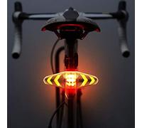 MASO Bicycle Tail Light LED Turn Signal Lights with Remote Control Wireless Rechargeable Multifunction Modes Waterproof for MTB Road Bike