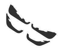 MASO Car Door Anti-Kick Pad Door Protector Mat Anti-Dirty Anti-Collision Stickers Black, 2022-2023 Compatible with BYD Atto 3 Yuan Plus, Leather Interior Door Protective Pad