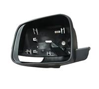 MASO Exterior Rear View Mirror Housing Door Wing Left Driver Side, Driver Left Side, 2014-2021 Compatible with Jeep Grand CHEROKEE, Side Wing Mirror Trim with Turn Signal Hole