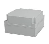 MASO HA0090D Plastic Enclosure 150 * 200 * 130 IP65 ABS Weatherproof Outdoor/External Enclosure Power Junction Box Complete with Connector (Grey)