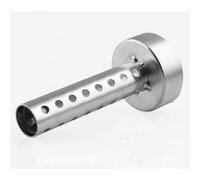 MASO Motorcycle Exhaust Muffler, 45mm DB Killer Muffler Baffle, Universal Exhaust Pipe Silencer, Can Noise Muffler Noise Canceller, Silver, 2 Piece